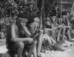Lord of the Flies "team," from the film directed by Peter Brook, 1963